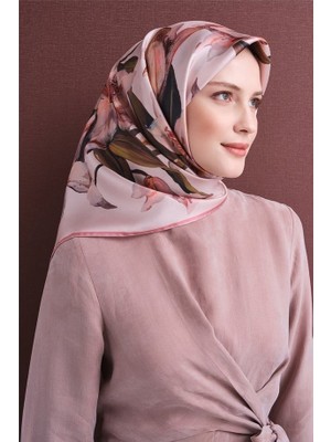 Armine Ipek Eşarp 2027 Kış - 9620-33 Pudra Twill