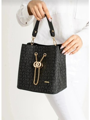 Just Polo Kadın Orta Boy Ayarlanabilir Askılı El ve Omuz Çantası Ebat: 22 x 23 cm Shopper