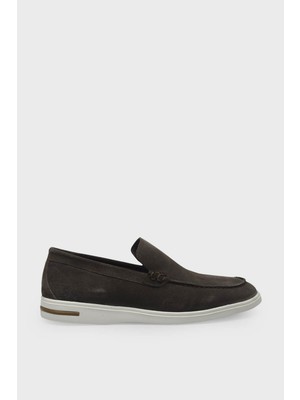 Kanuga Erkek Deri Loafer Süet Kum K-FSC3294