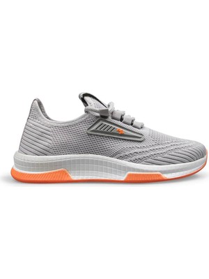 M.P. Mp Erkek Triko Sneakers Spor Ayakkabı Gri MP2346