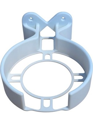 Die Grup Tp-Link Deco X10 X20 X50 X55 X60 Uyumlu Duvar Standı - Beyaz Askı Aparatı (Vida ve Dübel Dahil)