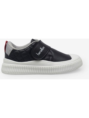Benetton Unisex Çocuk Cırtlı Casual Ayakkabı Siyah BN-32091