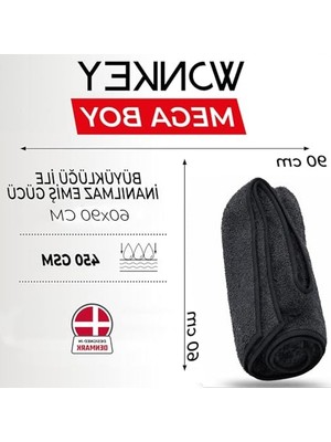 Die Grup 60X90 cm Boyutunda Ekstra Büyük Mikrofiber Oto Kurulama Bezi, Yüksek Emicilik Özelliği ile Temizli