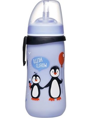 Die Grup 330 ml Erkek Temalı Pipetli Bardak - Kovboy Tasarımı