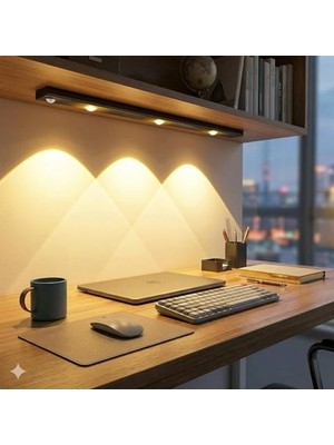 Die Grup 40 cm Ultra Slim LED Aydınlatma, 3 Farklı Işık Rengi ve Dimmer Özelliği