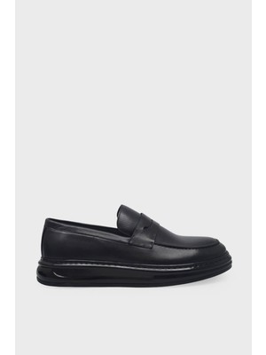 Kanuga Erkek Deri Loafer Siyah K-FSC3293