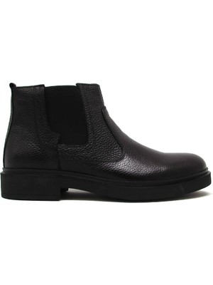 Kanuga Erkek Casual Flotter Deri Bot Siyah GSI950