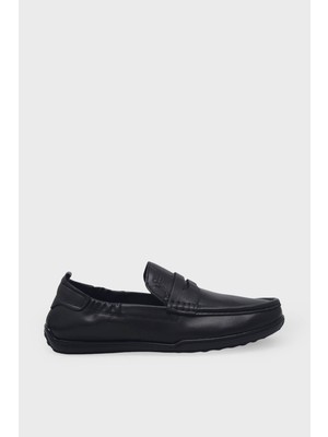Pepita Erkek Loafer Deri Ayakkabı Siyah SRLR-M420