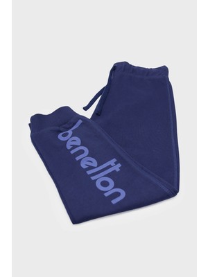 Benetton Unisex Çocuk Eşofman Altı Lacivert 222A3BC1CFF03D