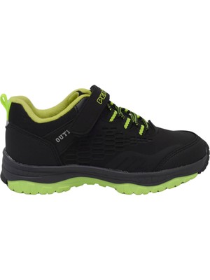 Pepino Unisex Çocuk Outdoor Spor Ayakkabı Siyah Yeşil P-1572