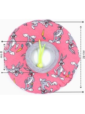 Die Grup Pembe Renkli Kedi ve Köpek Yakalığı Small Boy No:6