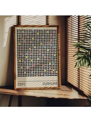 Die Grup Modern Dekoratif Çerçevesiz Poster, 30 x 40 cm Bauhaus Temalı