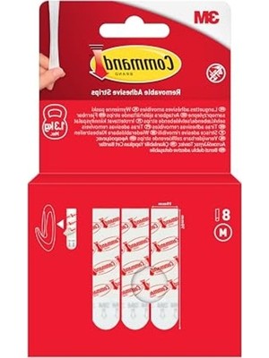 Die Grup 8 Adet Orta Boy Çıkarılabilir Yapışkan Şerit Seti