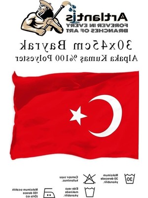 Die Grup Kaliteli Türk Bayrağı, 30X45 cm Ebatında Alpaka Kumaş ile Üretildi
