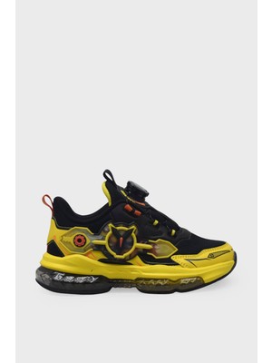 Pepino Erkek Çocuk Sneaker Siyah Sarı P-2196