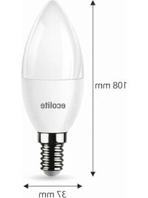 Die Grup Ekolite 8 W LED Mum Ampul, 3'lü Paket ile Enerji Tasarrufu ve Uzun Süreli Kullanım