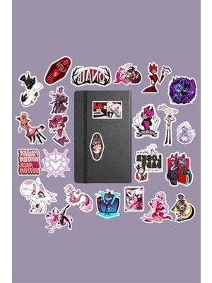 Die Grup Hazbin Hotel Temalı Sticker Paketi, Bullet Journal Için