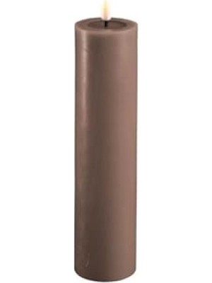 Die Grup 5X20 cm Kahverengi Moka LED Mum