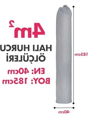 Die Grup Koruyucu Halı Kılıfı, Halı Organizeri ile 4m² Alan Için Uygun