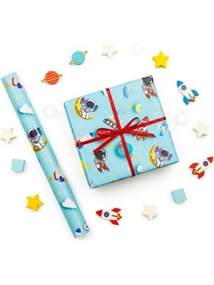 Die Grup 70X100 cm Çocuklara Özel Premium Hediye Paketleme Kağıdı - 2'li Set