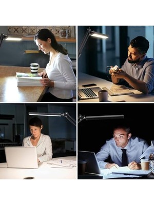Die Grup 3 Modlu Kademeli LED Masa Lambası, USB Kablolu