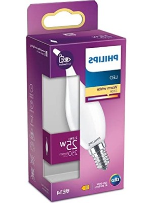 Die Grup Dim Edilmeyen 25W E14 Mum Tipi Sıcak Beyaz LED Ampul