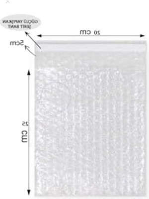 Die Grup Baloncuklu Patpat Torba, 20X25 Cm, 25 Adet