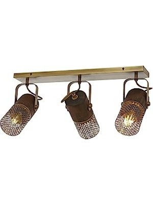 Die Grup Eskitme Kaplama Modern Avize, E27 Metal ve Ahşap, 60X30 cm