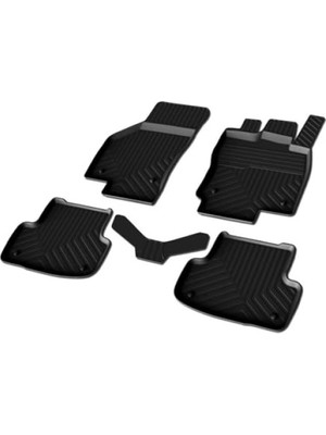 Die Grup 2012-2020 Audi A3 ile Uyumlu 4d Kauçuk Paspas