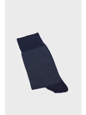 Tamer Tanca Erkek Bambu Çorap Lacivert TT855