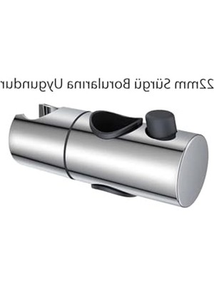 Die Grup Ayarlanabilir 22MM Duş Mafsalı ile Sürgülü Duş Başlığı Tutucu