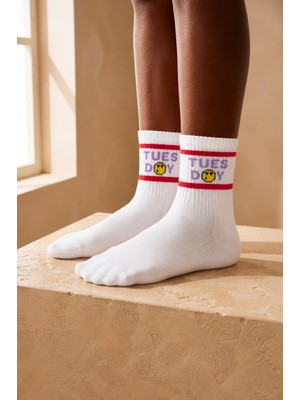 Bony Socks Çocuk Tuesdsay Soket Çorap Lila