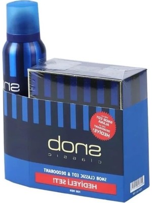 Die Grup Eau De Toilette ve Deodorant Seti, Klasik Tasarım