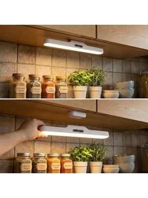 Die Grup Amber LED 5 Watt Şarjlı Mıknatıslı Dokunmatik Aplik (Beyaz, 2 Adet)          [enerji Sınıfı A]