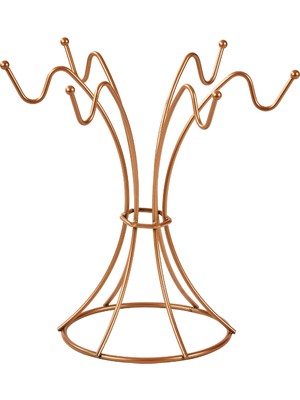 Edora Home Rose Takı Standı Kolye Bileklik Tesbihlik Düzenleyici Paslanmaz Metal