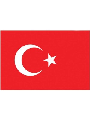 Die Grup Türk Bayrağı 70X105 Alpaka Kumaş Yüksek Kalite Fabrikasyon Baskı