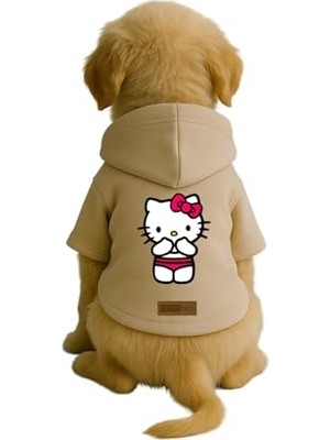 Die Grup Kedi ve Köpek Kıyafeti & Elbisesi Siyah Hoodie Super Dog Xl