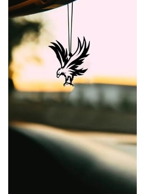 Die Grup Metal Kartal Motifli 4 Dikiz Aynası Süsü Oto Aksesuar Araba Süsü