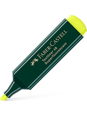 Die Grup Faber-Castell 1548 Fosforlu Kalem Sarı, Uzun Ömürlü, Yeniden Doldurulabilir, Dayanıklı Plastik Gövde