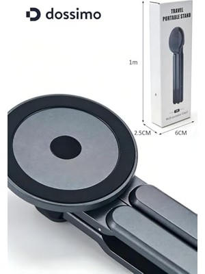 Die Grup Katlanabilir Portatif Laptop Standı Manyetik Telefon ve Tablet Tutucu Tripod 4 In 1 DS-500