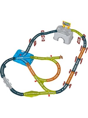 Die Grup Mattel Thomas & Friends Oyuncak Tren Paleti Seti, Connect & Build Kovası, Kalıp Döküm ve Motorlu Trenler Için 48 Parça Genişletme Paketi, Yaş 3+ Yıl, HNP81