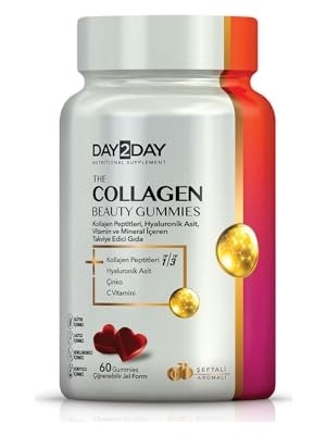 Die Grup DAY2DAY The Collagen Beauty Gummies Çiğnenebilir, Jel Form