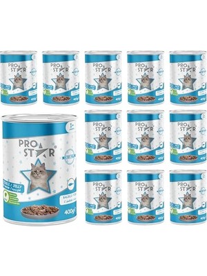 Die Grup Yetişkin Kedi Balıklı ve Jöleli Konserve  400 gr x 12 Adet