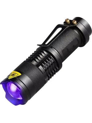Die Grup UV-102 Ultraviyole Mor Işık Fener, 365 Nm Uv El Feneri, Tırnak Oje Kurutucu, Değerli Taş Tespiti          [ A+]