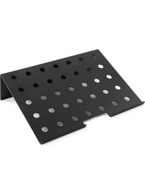 Die Grup Orret Home Metal Laptop Standı MacBook Laptop Standı Dizüstü Bilgisayar Yükseltici Stand Notebook Standı Soğutmalı Ergonomik Laptop Yükseltici Masaüstü Stand (Siyah)