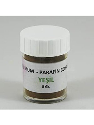 Die Grup Parti Vitrini Yeşil Renk Jel Mum ve Parafin Toz Boyası 5 gr