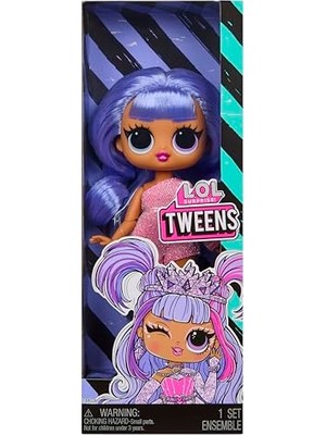 Die Grup Mgae L.o.l. Surprise Tweens Bailey Bebek, Pembe Kıyafet, Lila Saç, Plastik, 16.5 cm