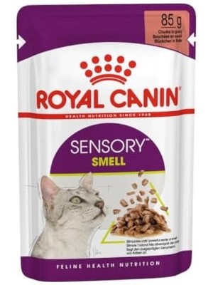 Die Grup Royal Canin Sensory Smell Etli ve Balıklı Soslu Yetişkin Kedi Konservesi 85 gr