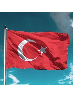 Die Grup Türk Bayrağı 150X225 cm Alpaka Kumaş