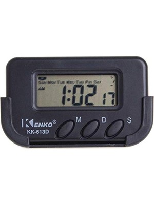 Die Grup Kenko KK-613D Dijital Küçük Masa-Araba Saati-Alarm-Kronometre